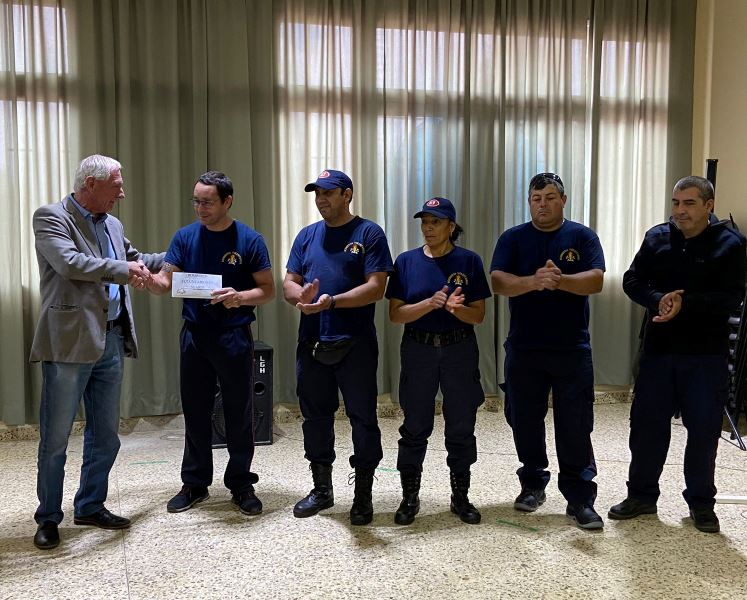 La Municipalidad de Suardi agasajó a los Bomberos en su día